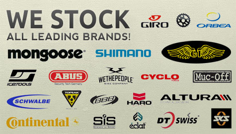 We Stock All Leading Brands!